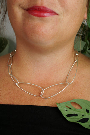Midi Modular Necklace No. 3 in silver