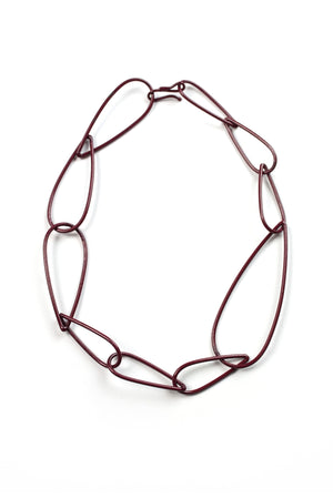 Modular Necklace No. 2 in Lush Burgundy