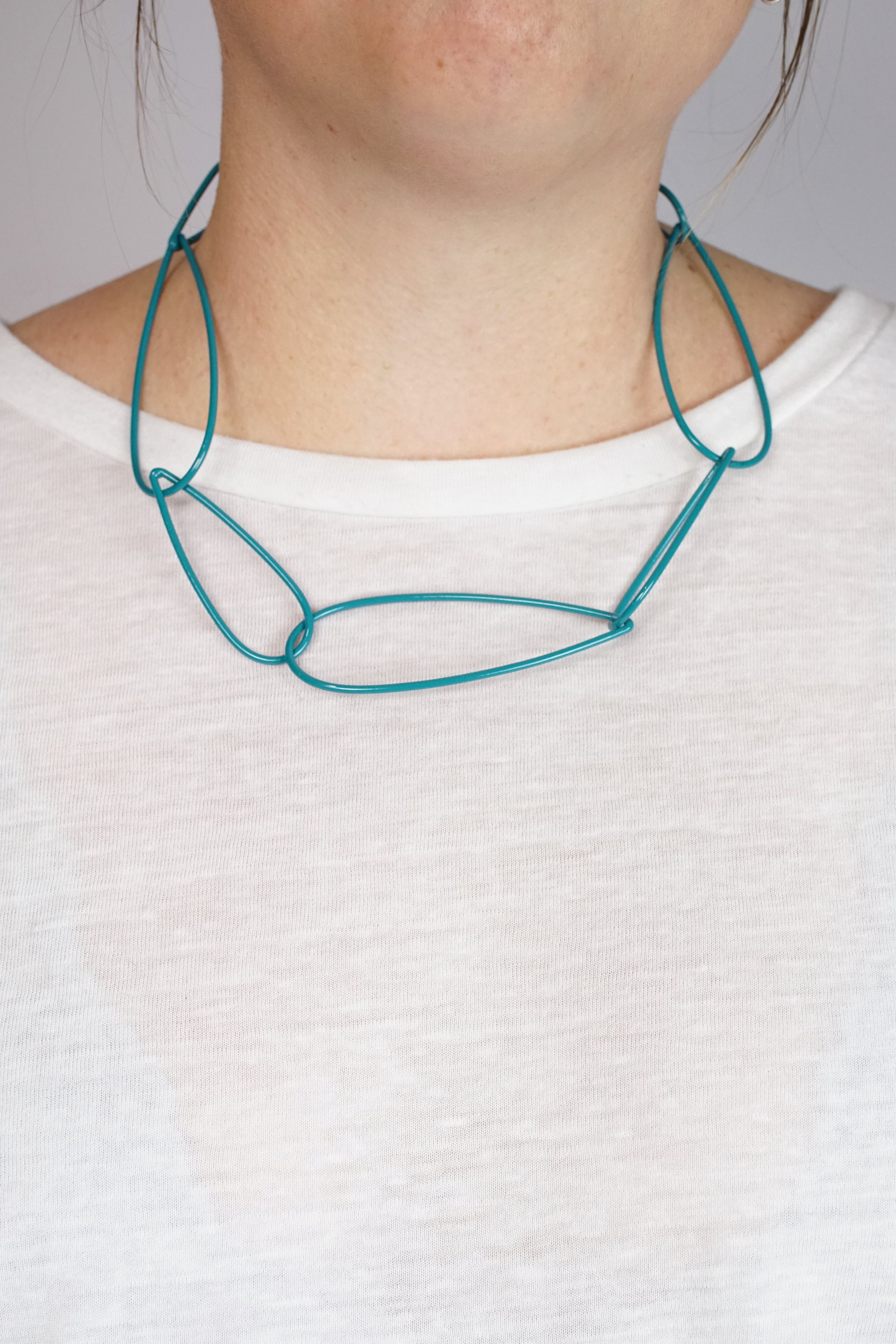 Modular Necklace No. 6 in Bold Teal