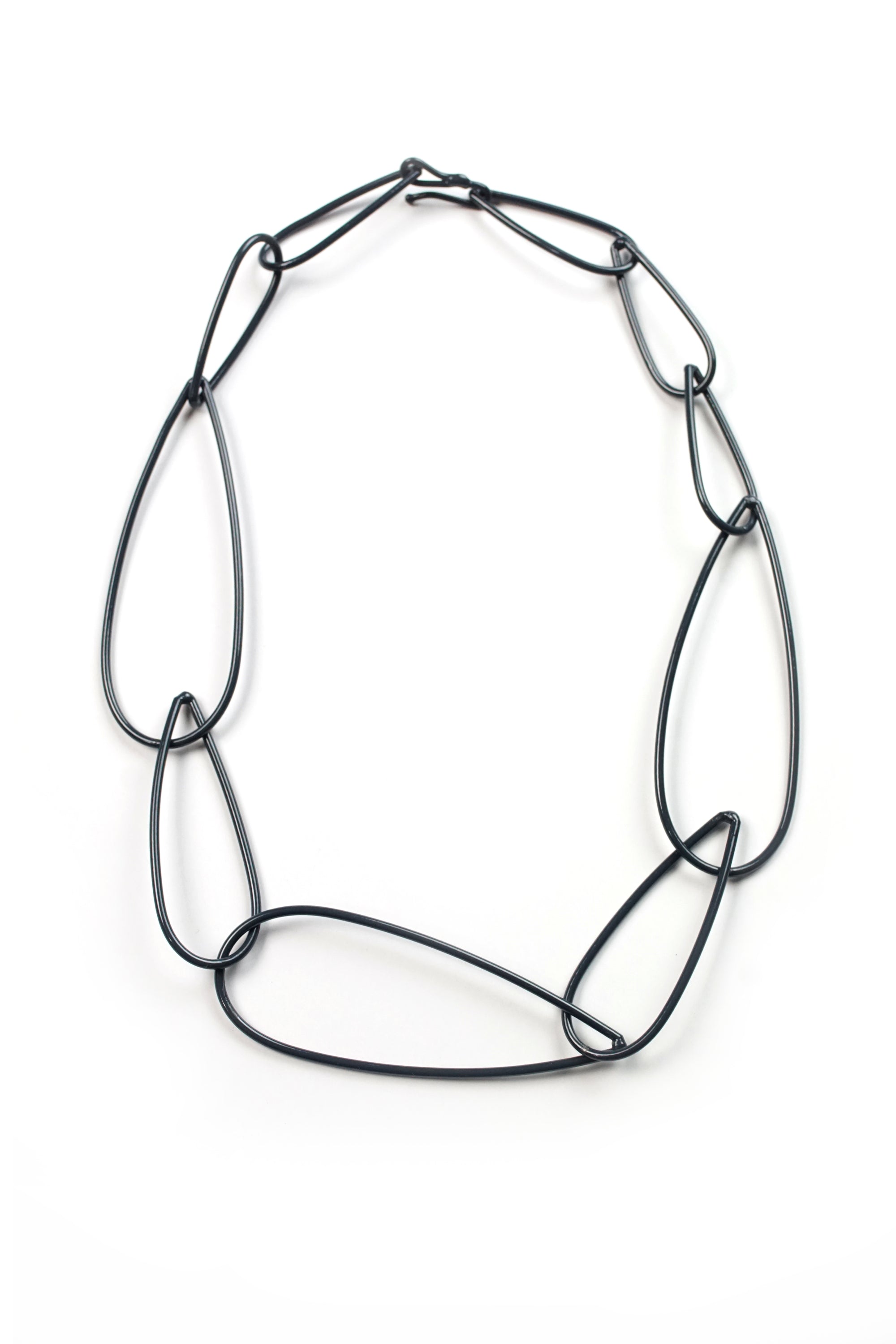 Modular Necklace No. 6 in Midnight Grey