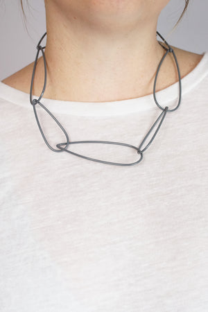Modular Necklace No. 6 in Storm Grey