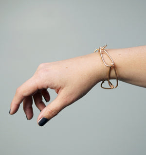 Modular bracelet in bronze - sample sale