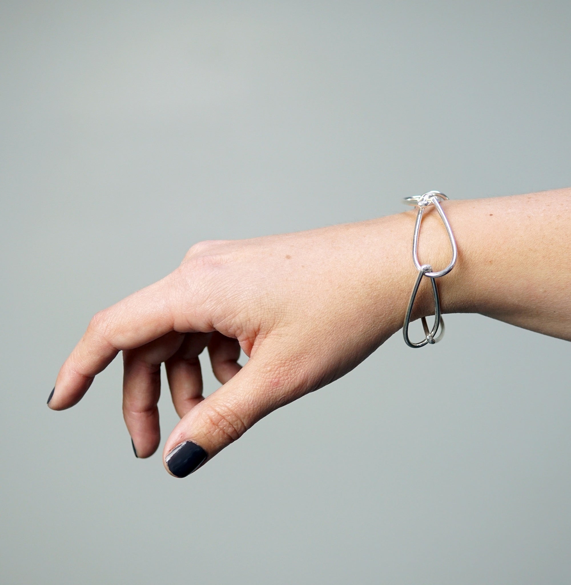 Modular bracelet in silver