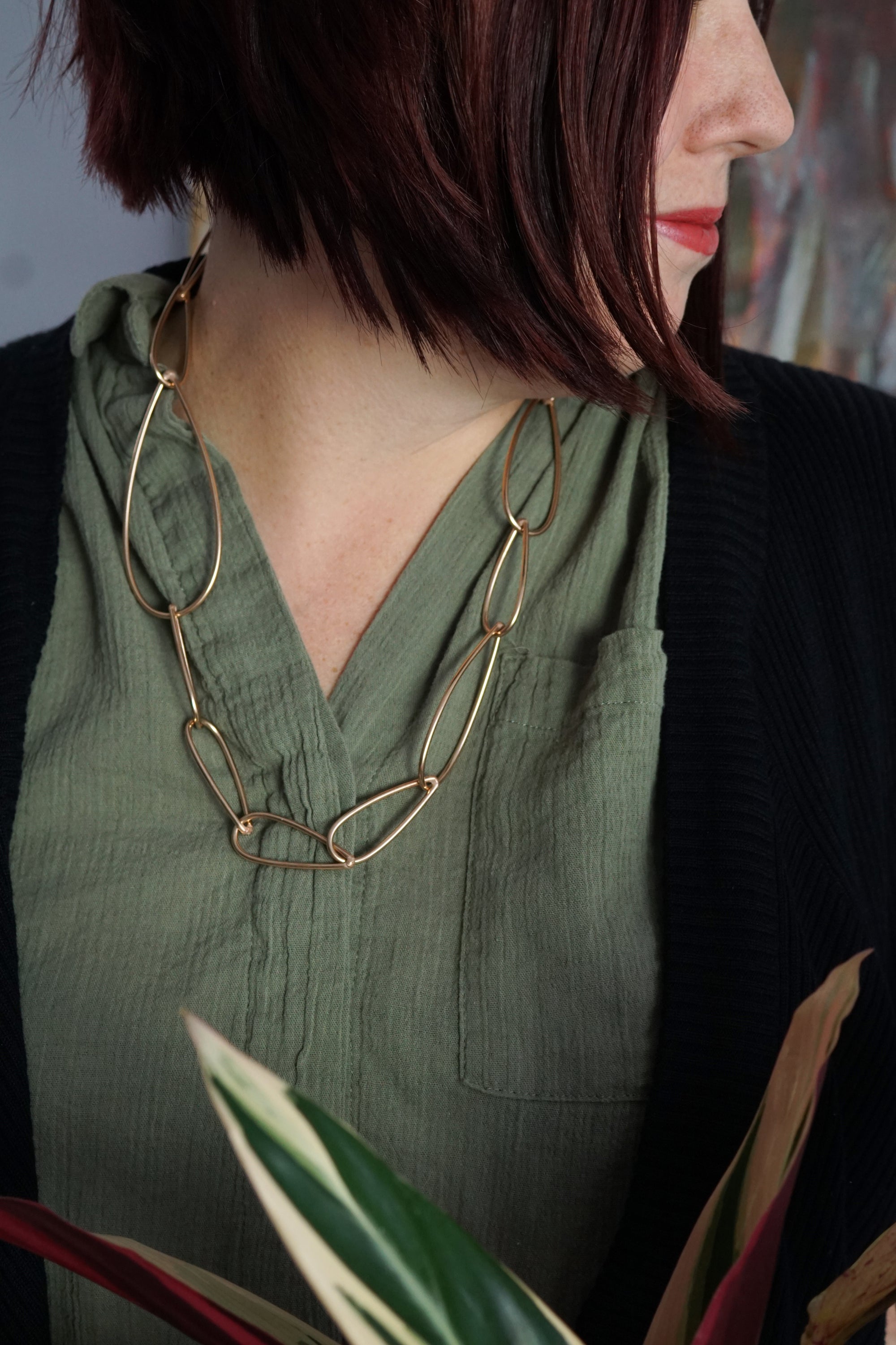 Modular Necklace No. 4 in bronze