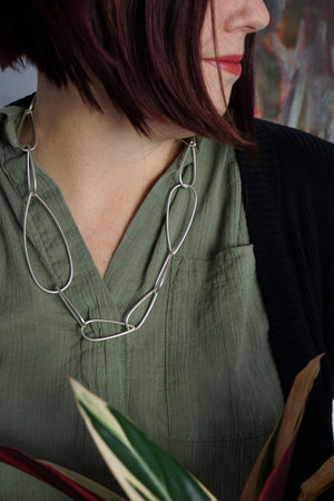 Modular Necklace No. 4 in silver
