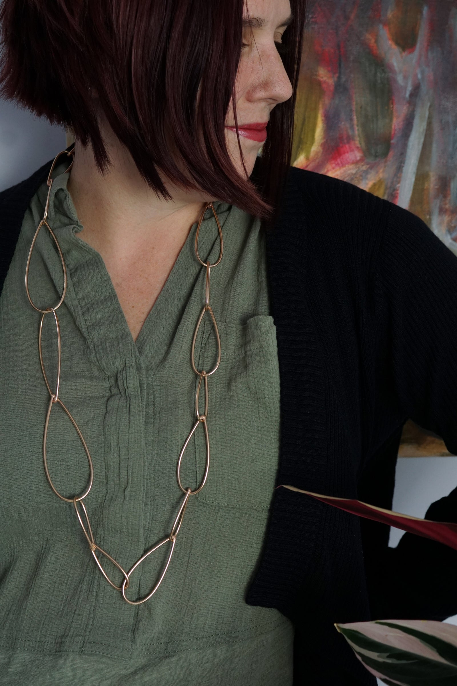 Modular Necklace No. 5 in bronze