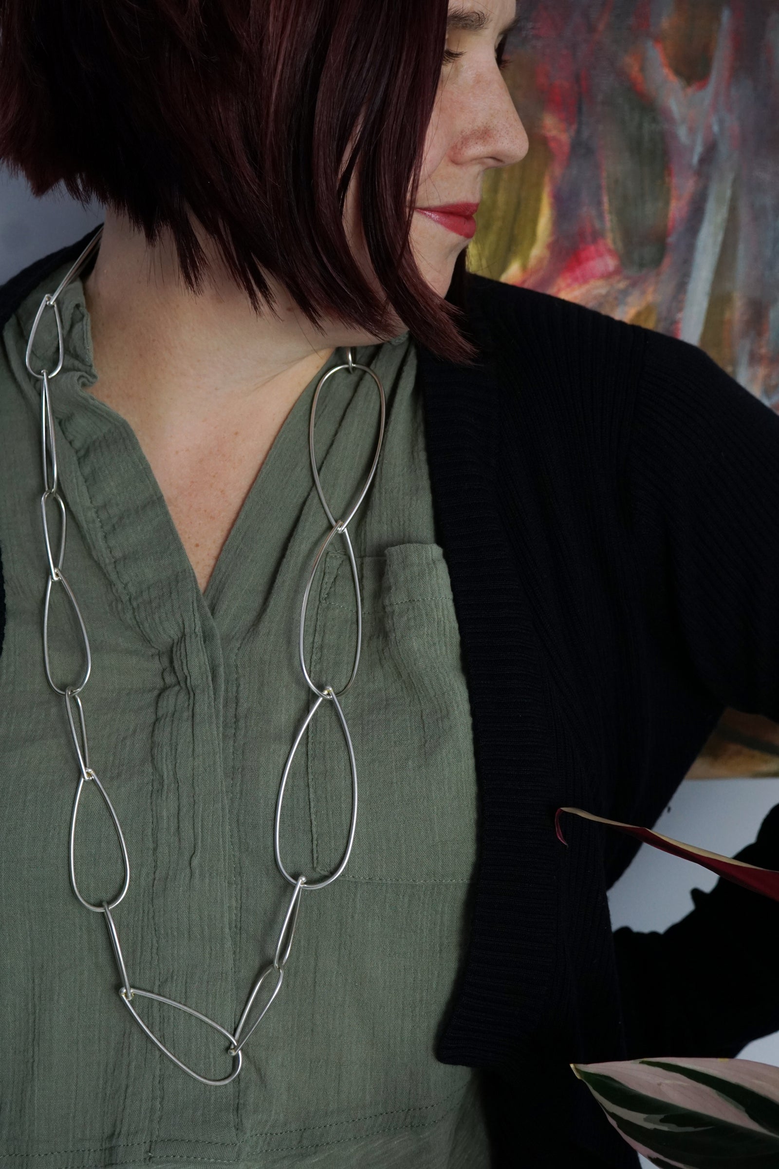 Modular Necklace No. 5 in silver