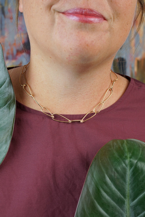 Petite Modular Necklace No. 1 in bronze - megan auman