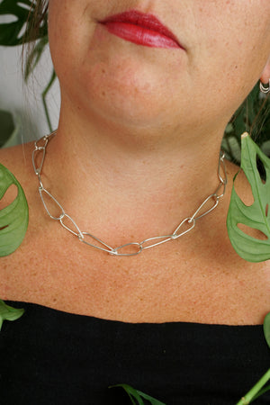 Petite Modular Necklace No. 1 in silver