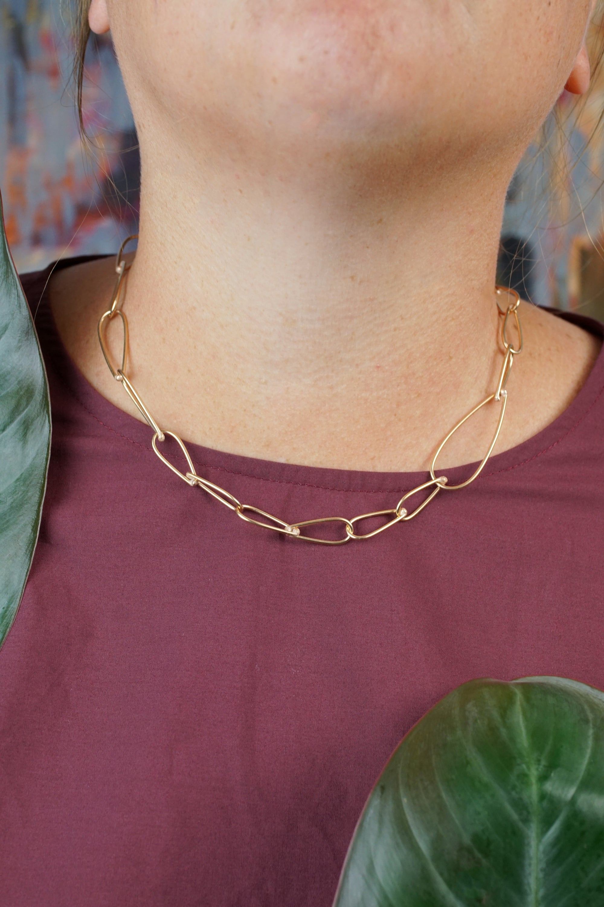 Petite Modular Necklace No. 2 in bronze