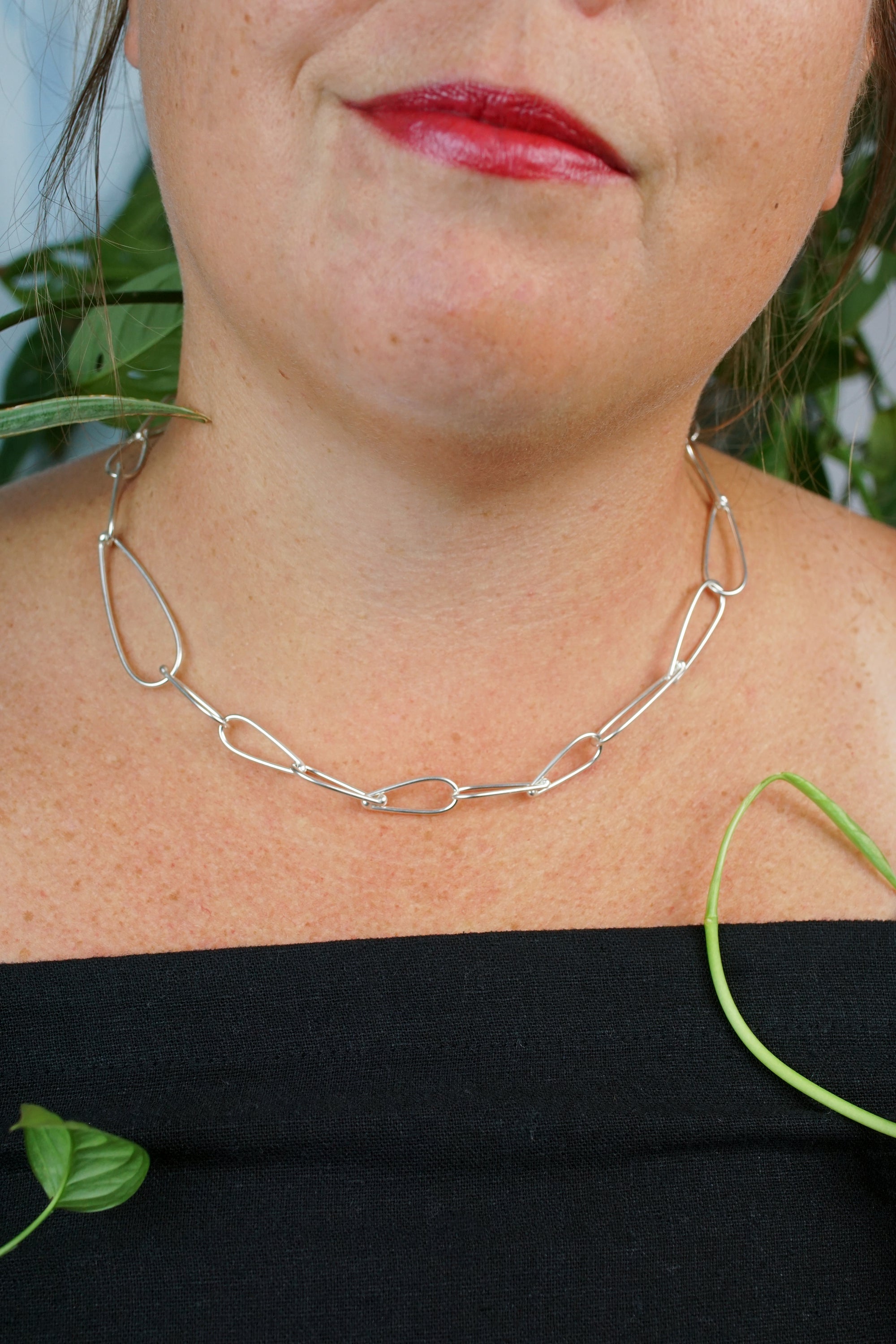 Petite Modular Necklace No. 2 in silver