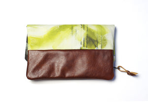 Reflections foldover clutch