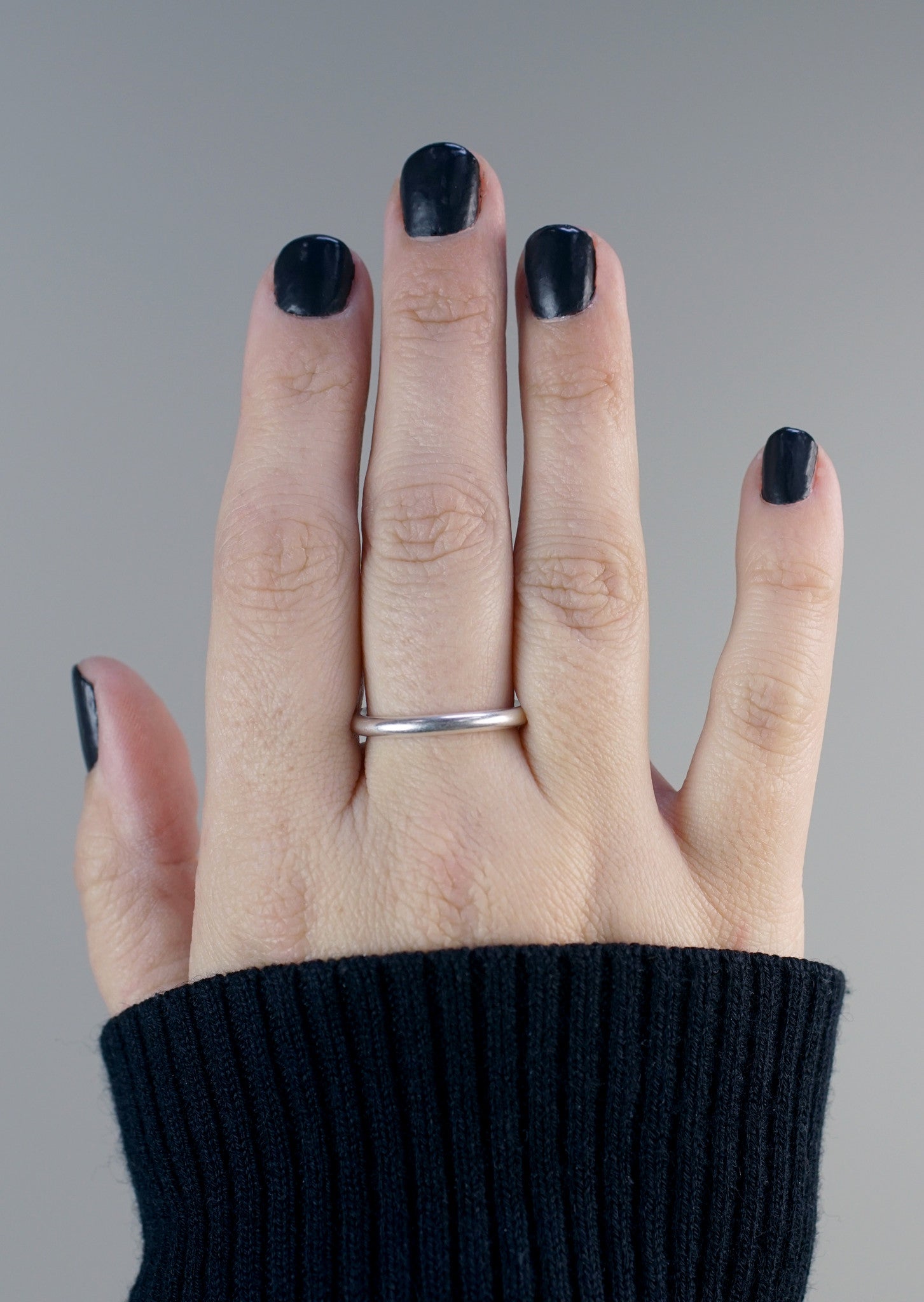 silver stacking ring