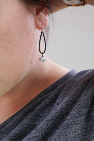 small Contra petal earrings