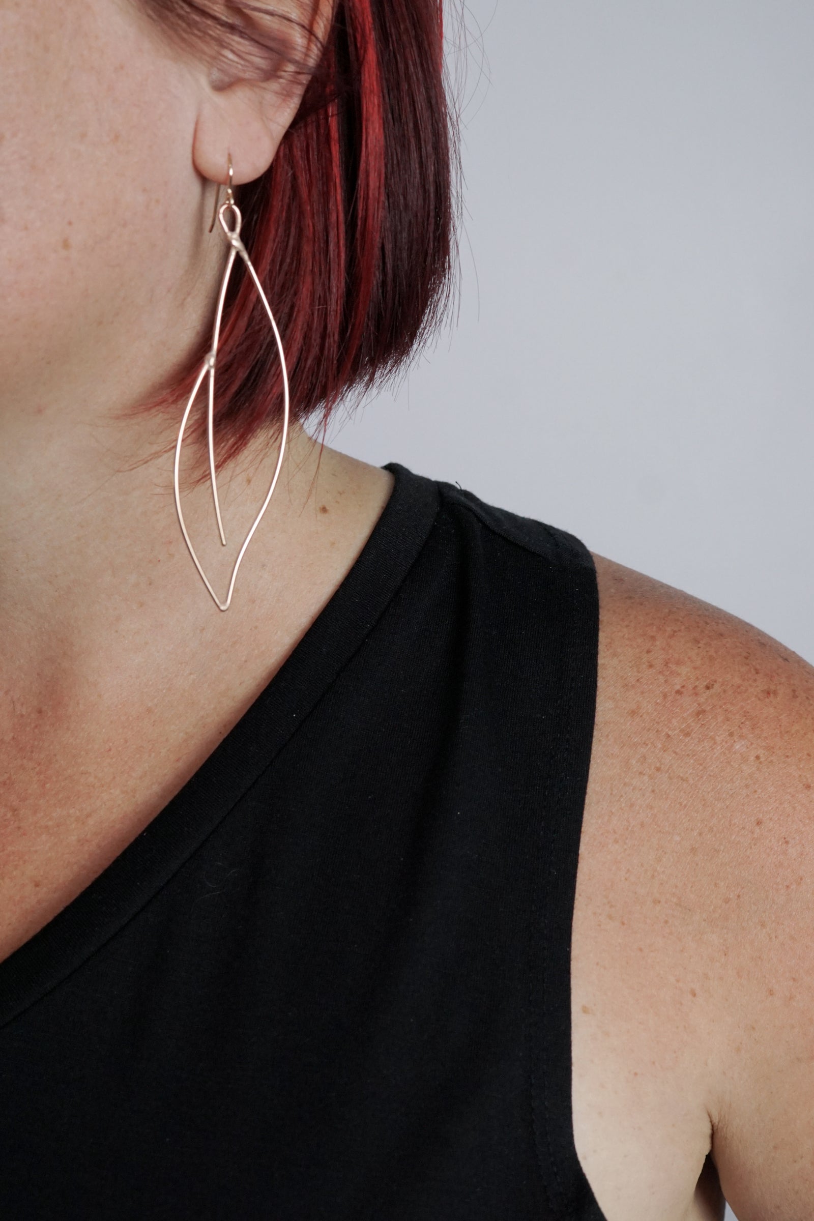 edgy and elegant black statement earrings