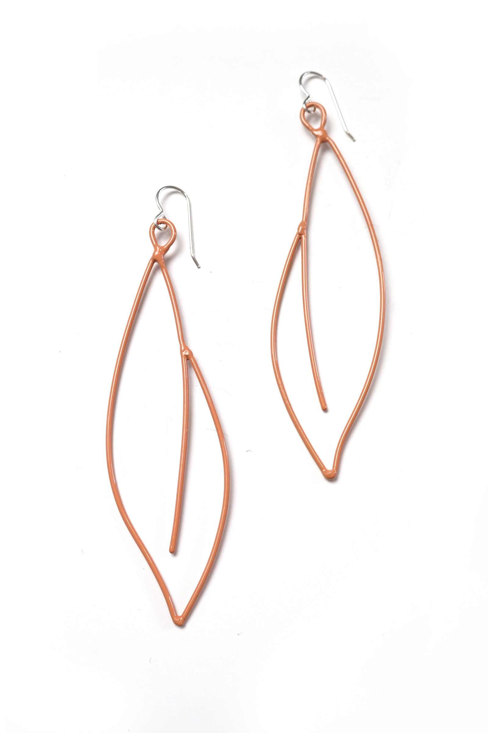 Verdant Statement Earrings in Dusty Rose