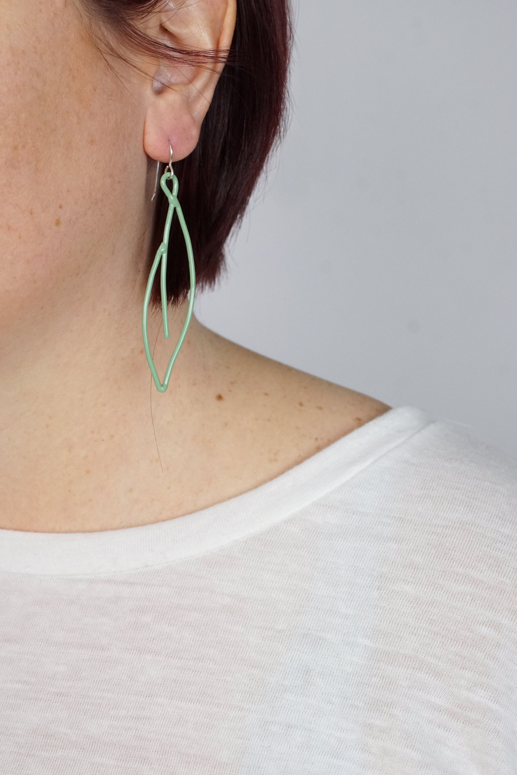 Verdoyante Earrings in Pale Green - sample sale