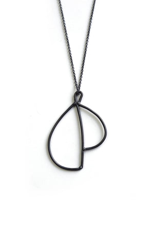 Volo Necklace in black steel, silver, or bronze
