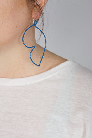 Volupte Statement Earrings in Azure Blue