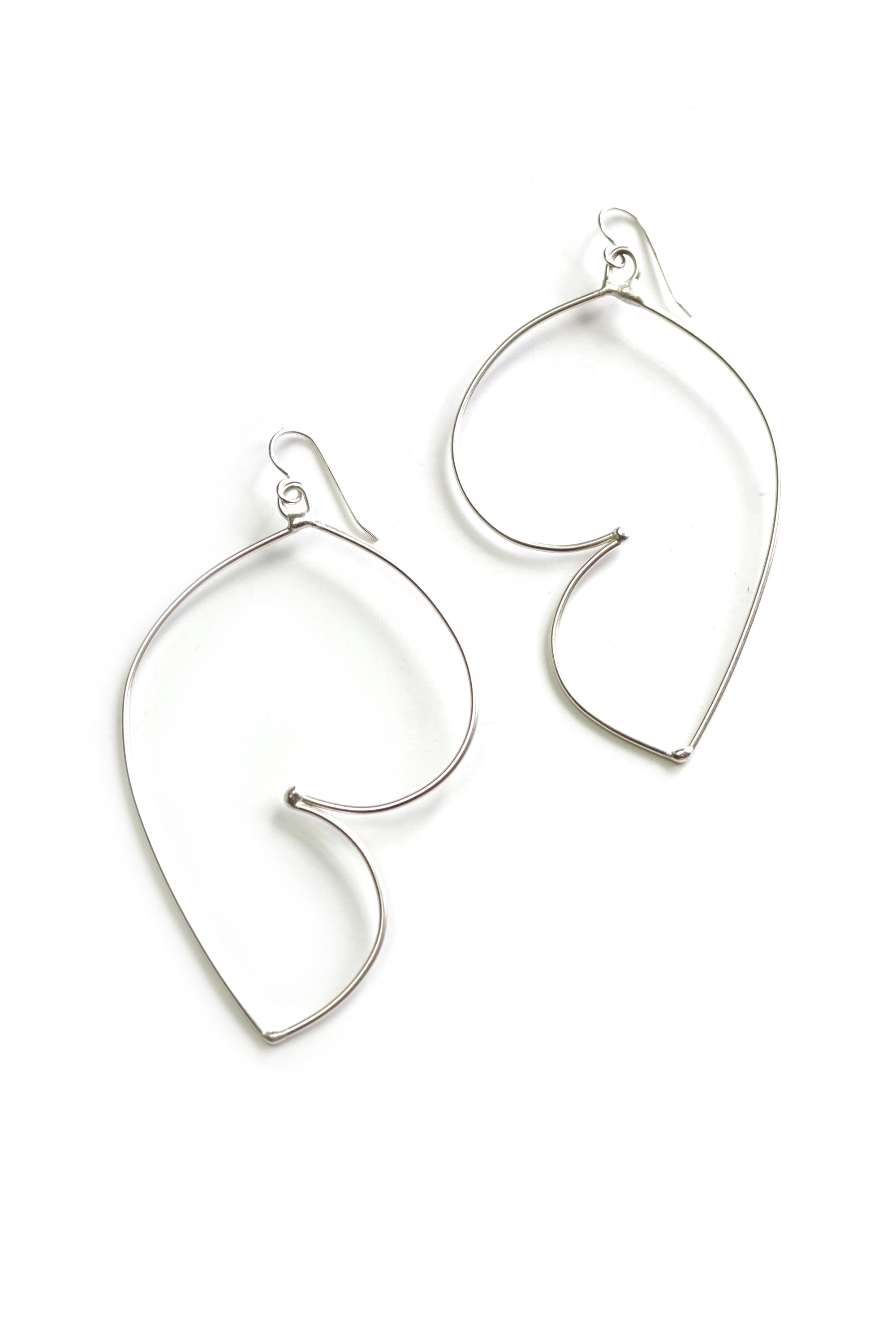 Volupte Statement Earrings in silver - sample sale